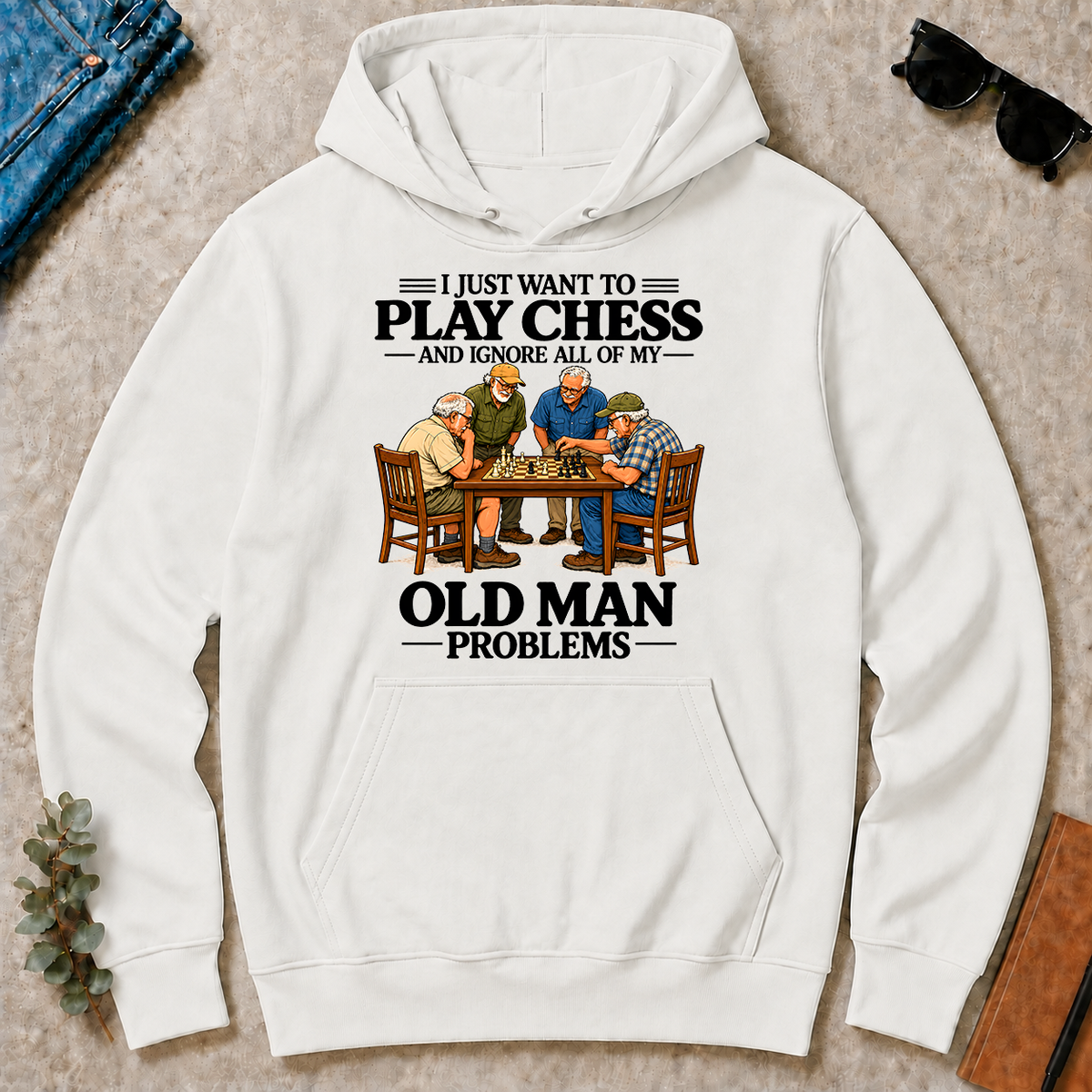 I Just Want To Play Chess - white - HS2D-White