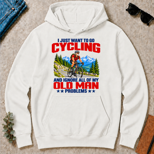 I Just Want To Go Cycling - white - HS2D-White