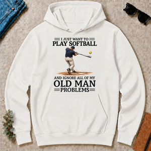 I Just Want To Play Softball - white - HS2D-White