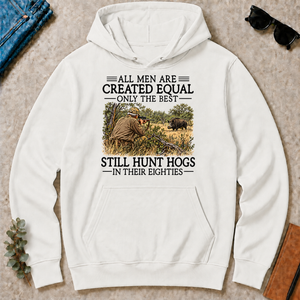 All Men Are Created Equal Hog Hunting 80s - white - HS2D-White
