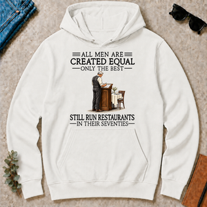 All Men Are Created Equal Only The Best Still Run Restaurants 70s - white - HS2D-White