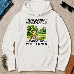 Most Old Man Would Have Given Up Running - white - HS2D-White