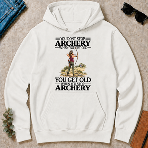 Don't Stop Archery - white - HS2D-White