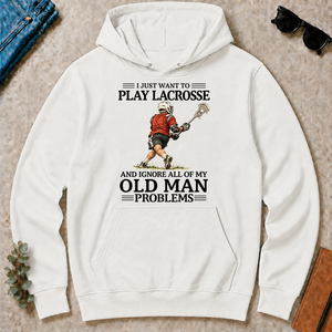 I Just Want To Play Lacrosse - white - HS2D-White