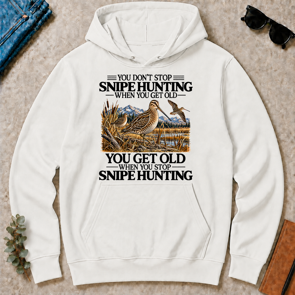 Don't Stop Snipe Hunting - white - HS2D-White