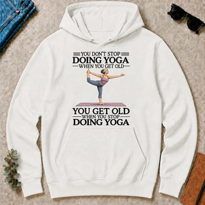 Don't Stop Doing Yoga - white - HS2D-White