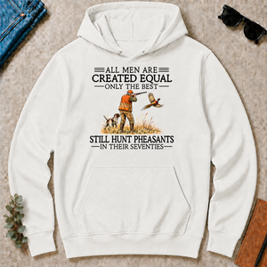 All Men Are Created Equal Pheasants Hunting 70s - white - HS2D-White