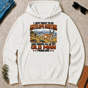 I Just Want To Antelope Hunting - white - HS2D-White
