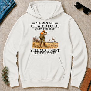 All Men Are Created Equal Quail Hunting 70s - white - HS2D-White