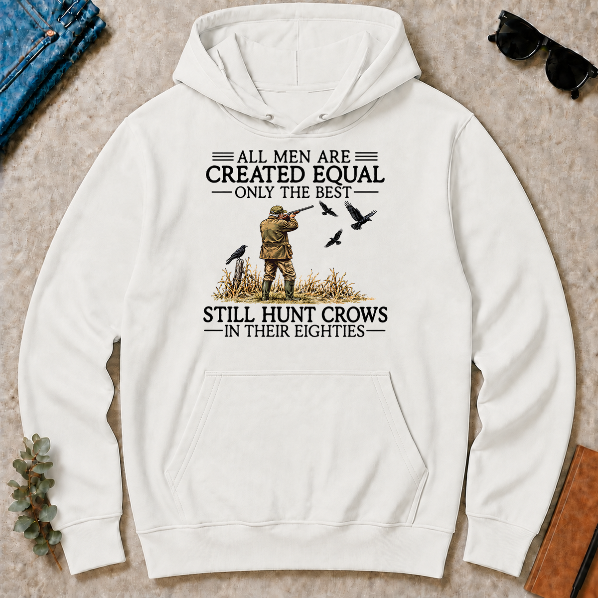 All Men Are Created Equal Crow Hunting 80s - white - HS2D-White