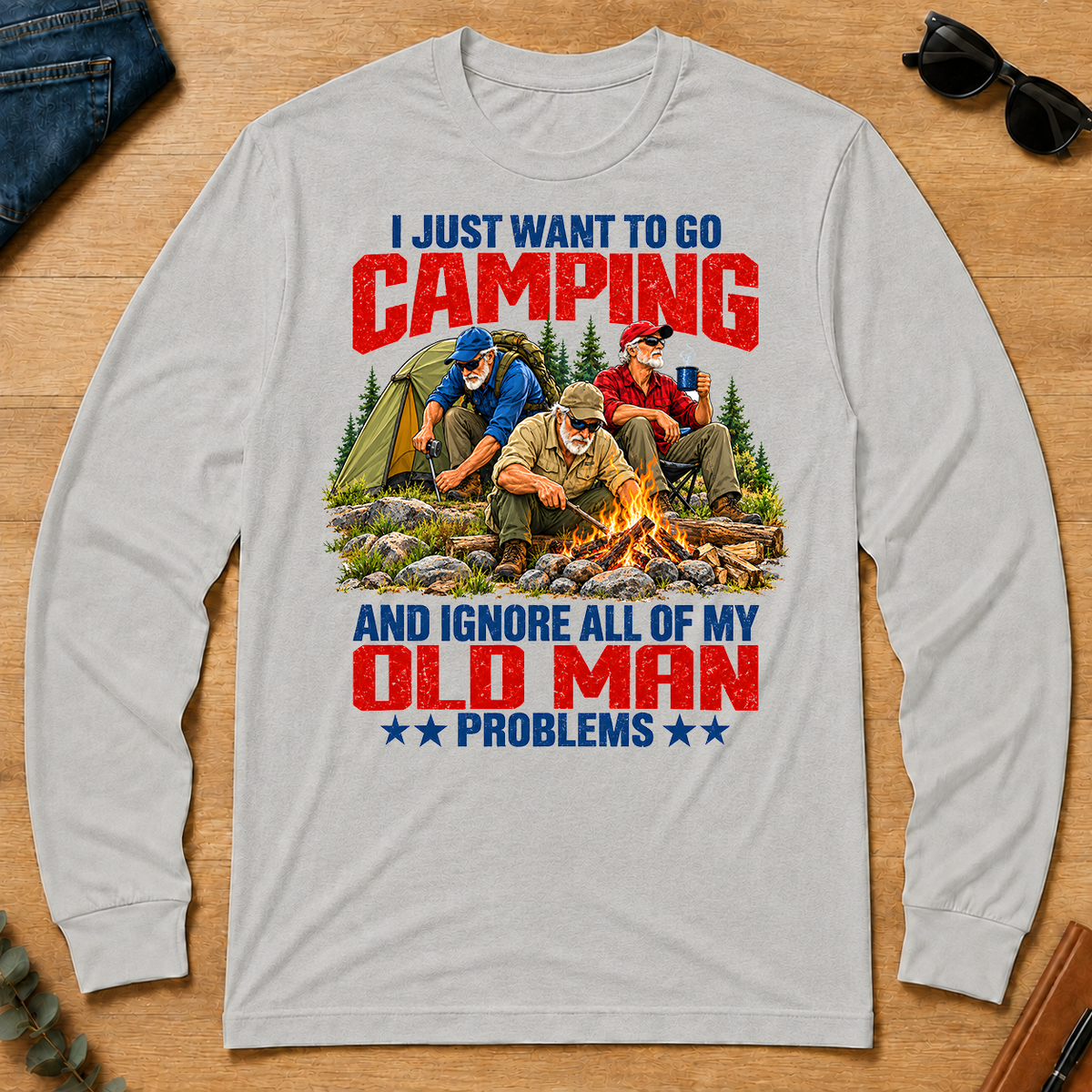 I Just Want To Go Camping - ash - LST2D-Ash