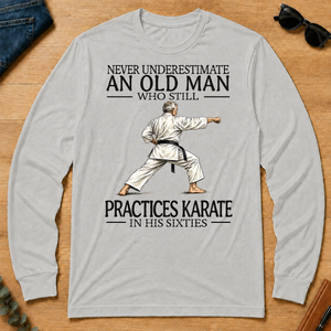An Old Man Who Still Pratices Karate In His Sixties - ash - LST2D-Ash