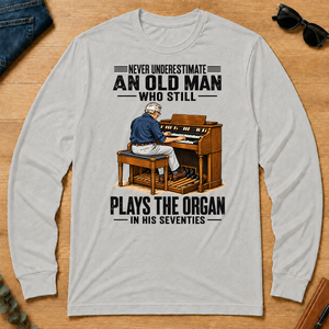 An Old Man Still Plays The Organ In His 70s - ash - LST2D-Ash