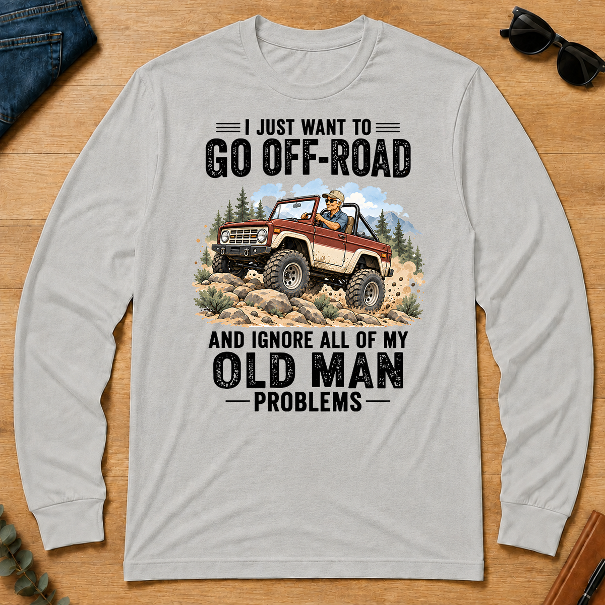 I Just Want To Go Off-road Art - ash - LST2D-Ash