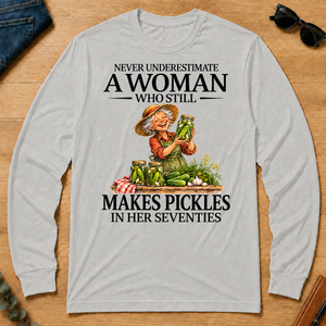 Funny A Woman Still Makes Pickles In Her Seventies - ash - LST2D-Ash