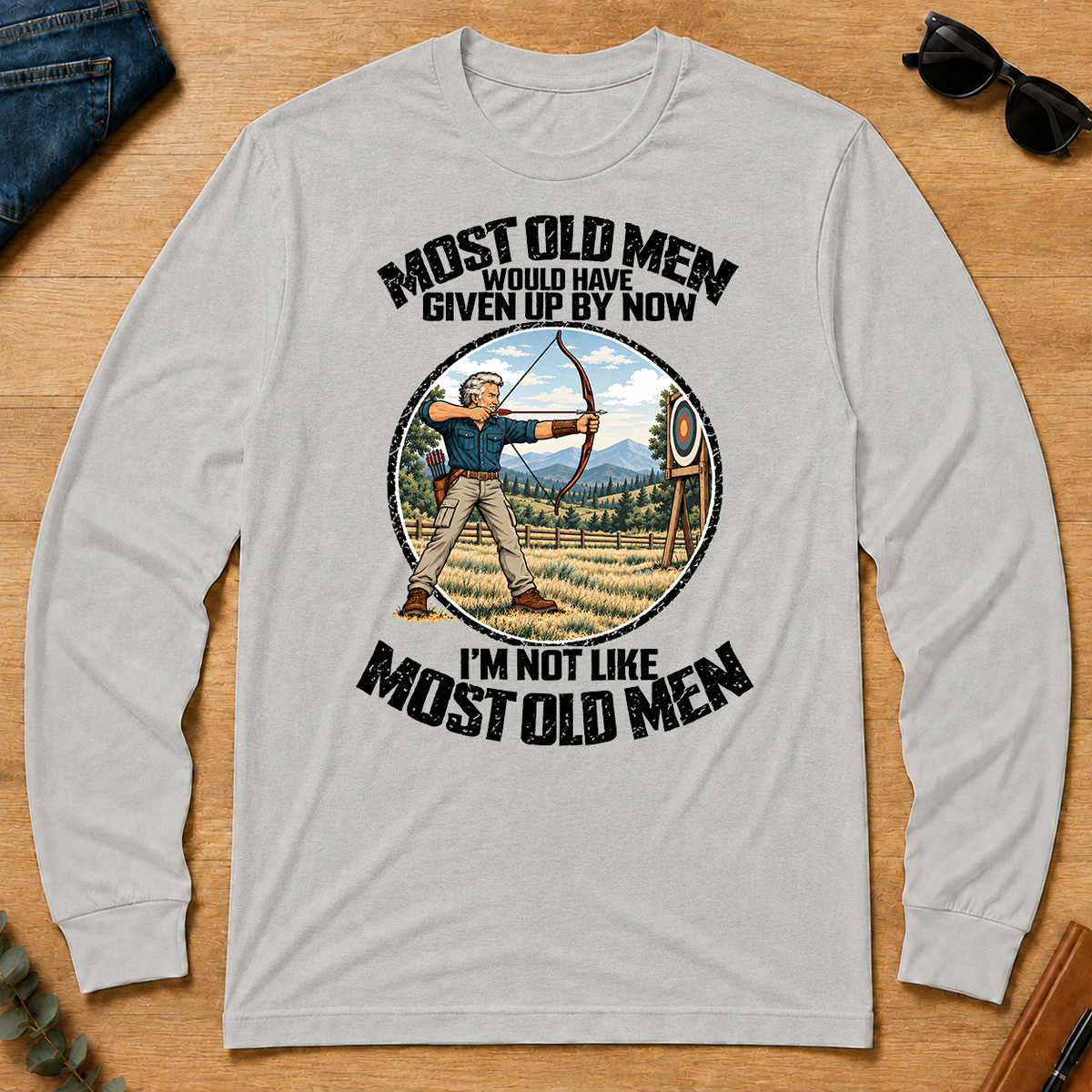 Archery Most Old Men Would Have Given Up By Now - ash - LST2D-Ash