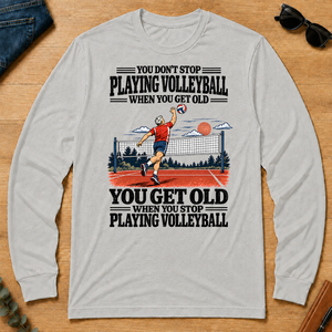 You Get Old When You Stop Playing Volleyball - ash - LST2D-Ash