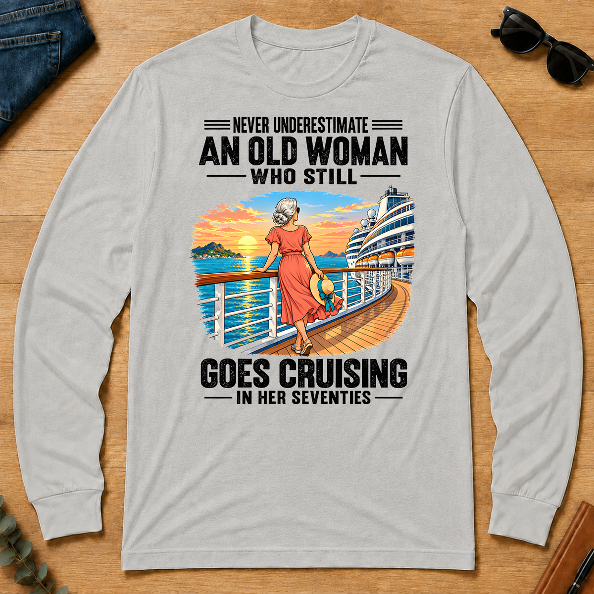 An Old Woman Still Goes Cruising In Her 70s - ash - LST2D-Ash