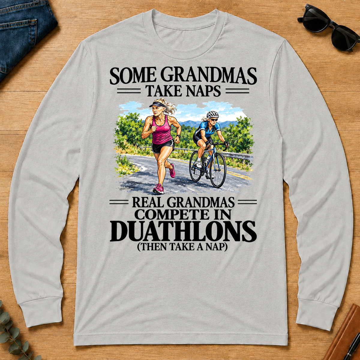 Real Grandmas Compete In Duathlons - ash - LST2D-Ash