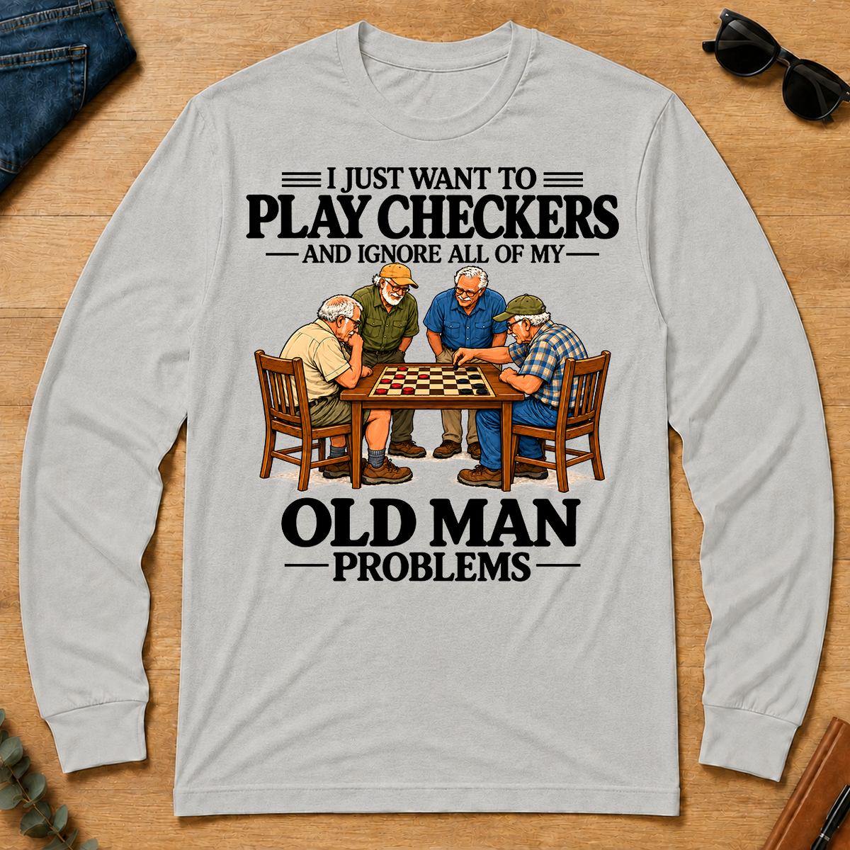 I Just Want To Play Checker - ash - LST2D-Ash