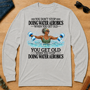 Don't Stop Water Aerobics Woman - ash - LST2D-Ash