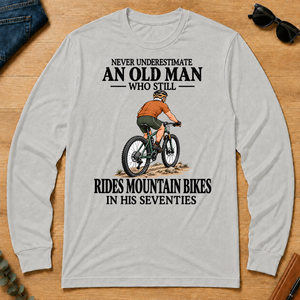 An Old Man Still Rides Mountain Bikes In His Seventies - ash - LST2D-Ash