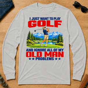 I Just Want To Play Golf - ash - LST2D-Ash
