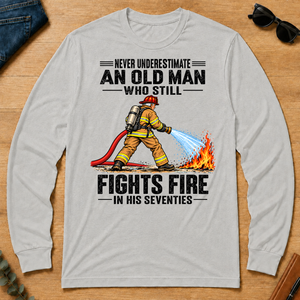 An Old Man Still Fights Fire In His 70s - ash - LST2D-Ash