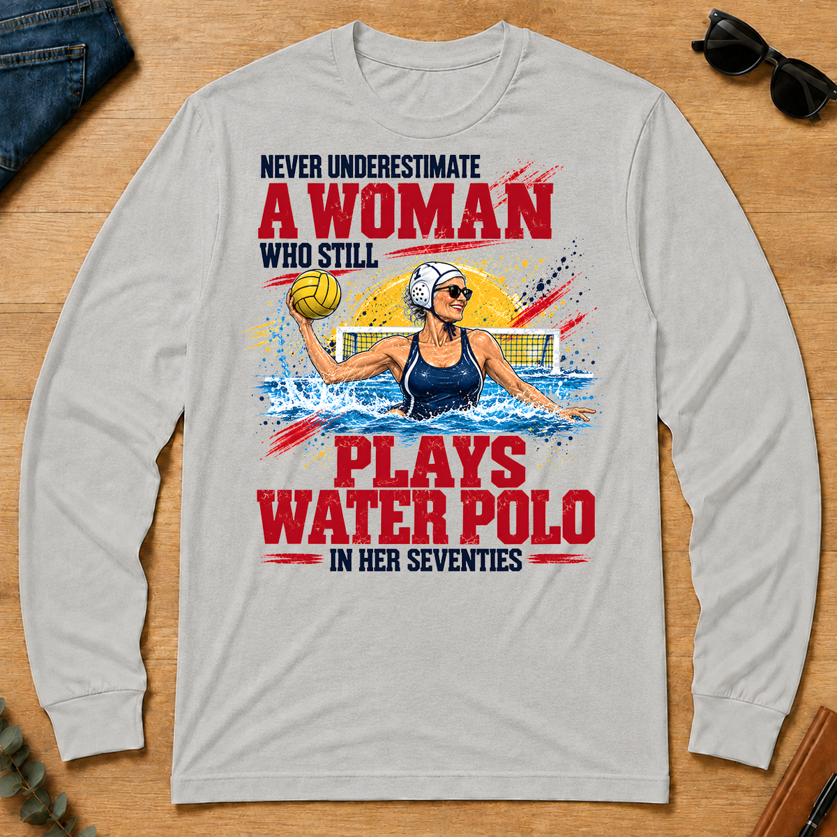 A Woman Still Plays Water Polo In Her 70s - ash - LST2D-Ash