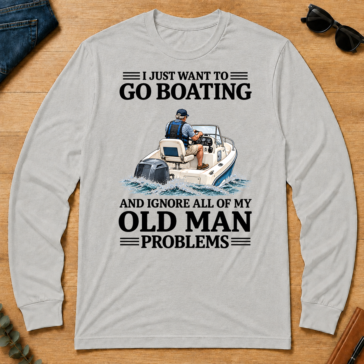 I Just Want To Go Boating - ash - LST2D-Ash