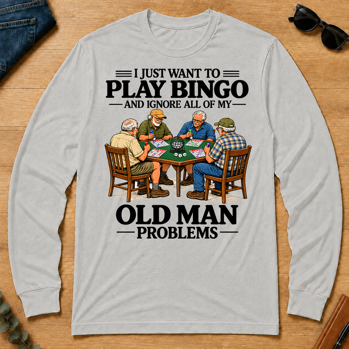 I Just Want To Play Bingo - ash - LST2D-Ash