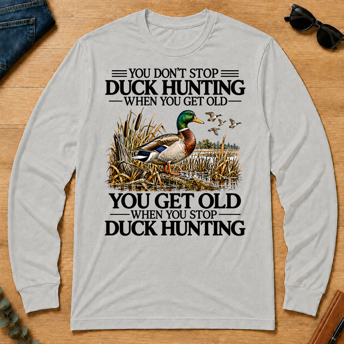 Don't Stop Duck Hunting - ash - LST2D-Ash