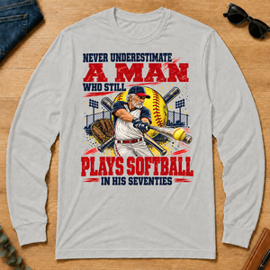 A Man Still Plays Softball In His 70s - ash - LST2D-Ash