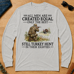 All Men Are Created Equal Turkey Hunting 80s - ash - LST2D-Ash