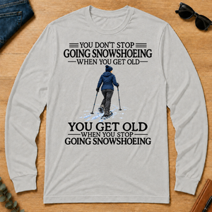 Don't Stop Going Cycling Woman - ash - LST2D-Ash