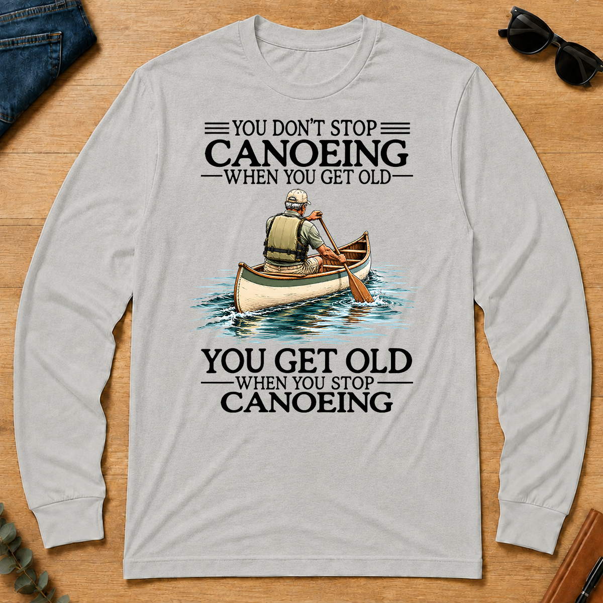Don't Stop Canoeing - ash - LST2D-Ash