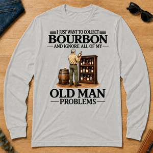 I Just Want To Collect Bourbon - ash - LST2D-Ash