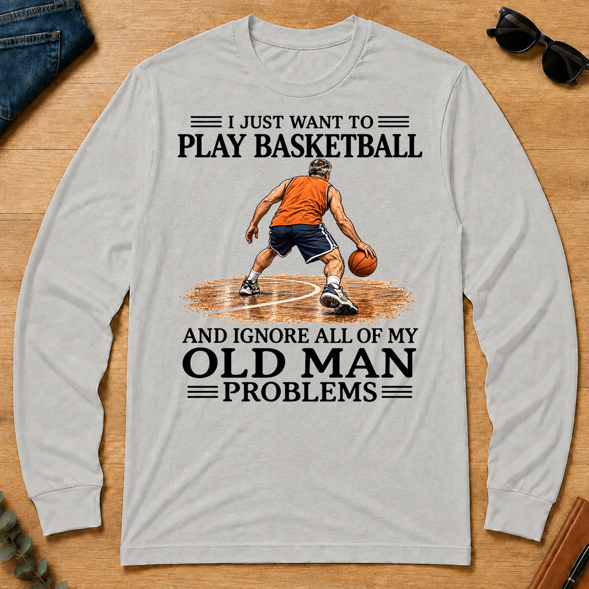 I Just Want To Play Basketball - ash - LST2D-Ash