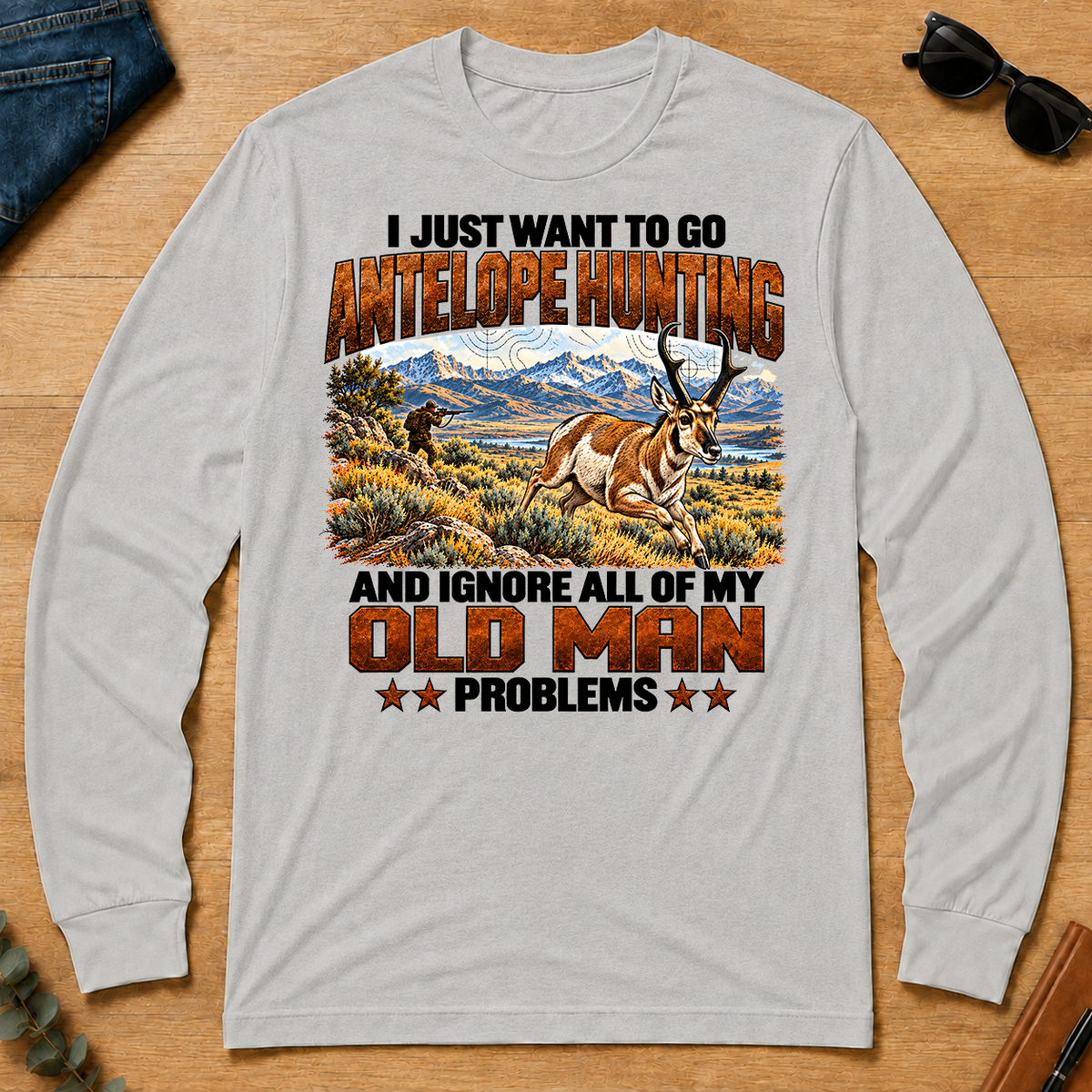I Just Want To Antelope Hunting - ash - LST2D-Ash