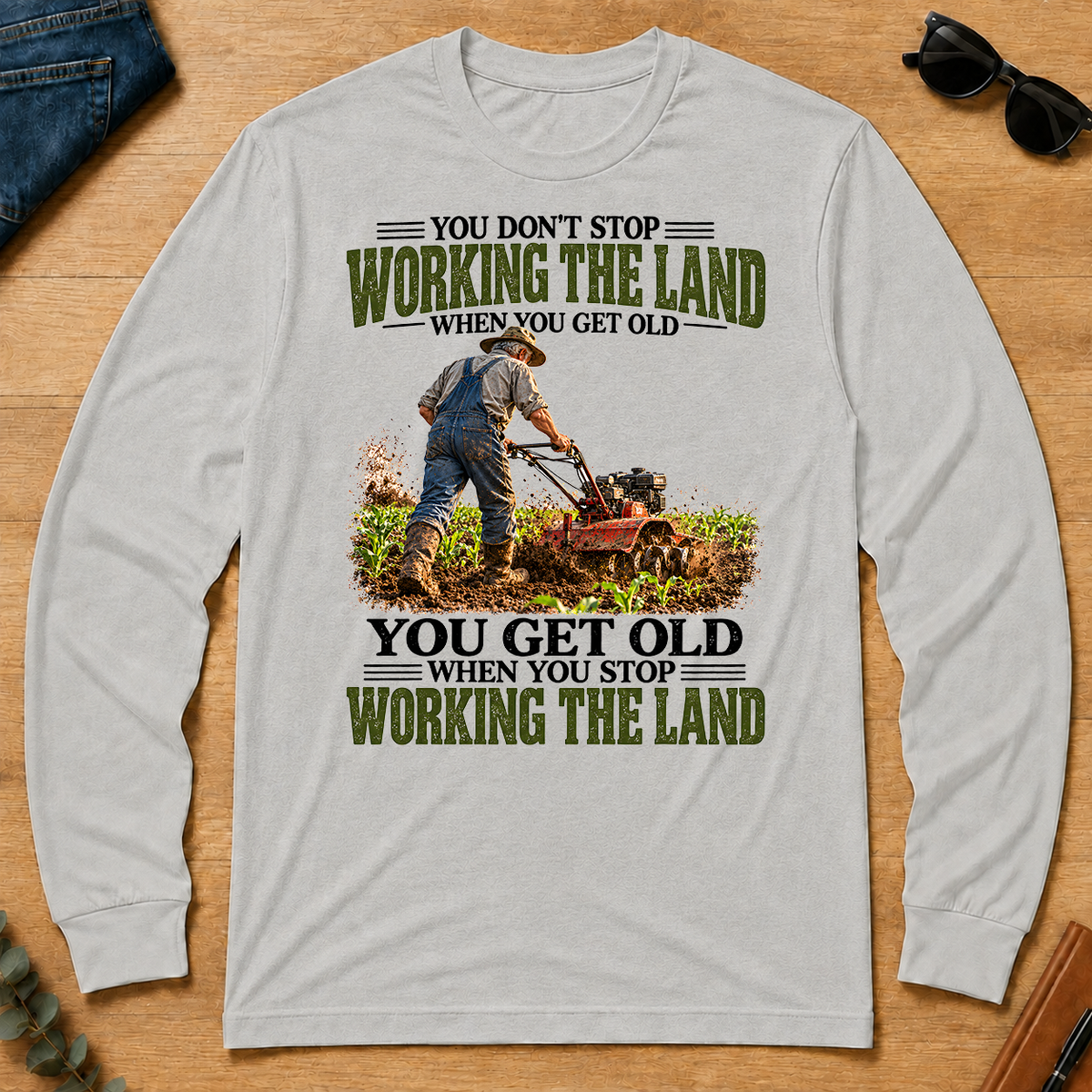 Working The Land You Get Old When You Stop - ash - LST2D-Ash