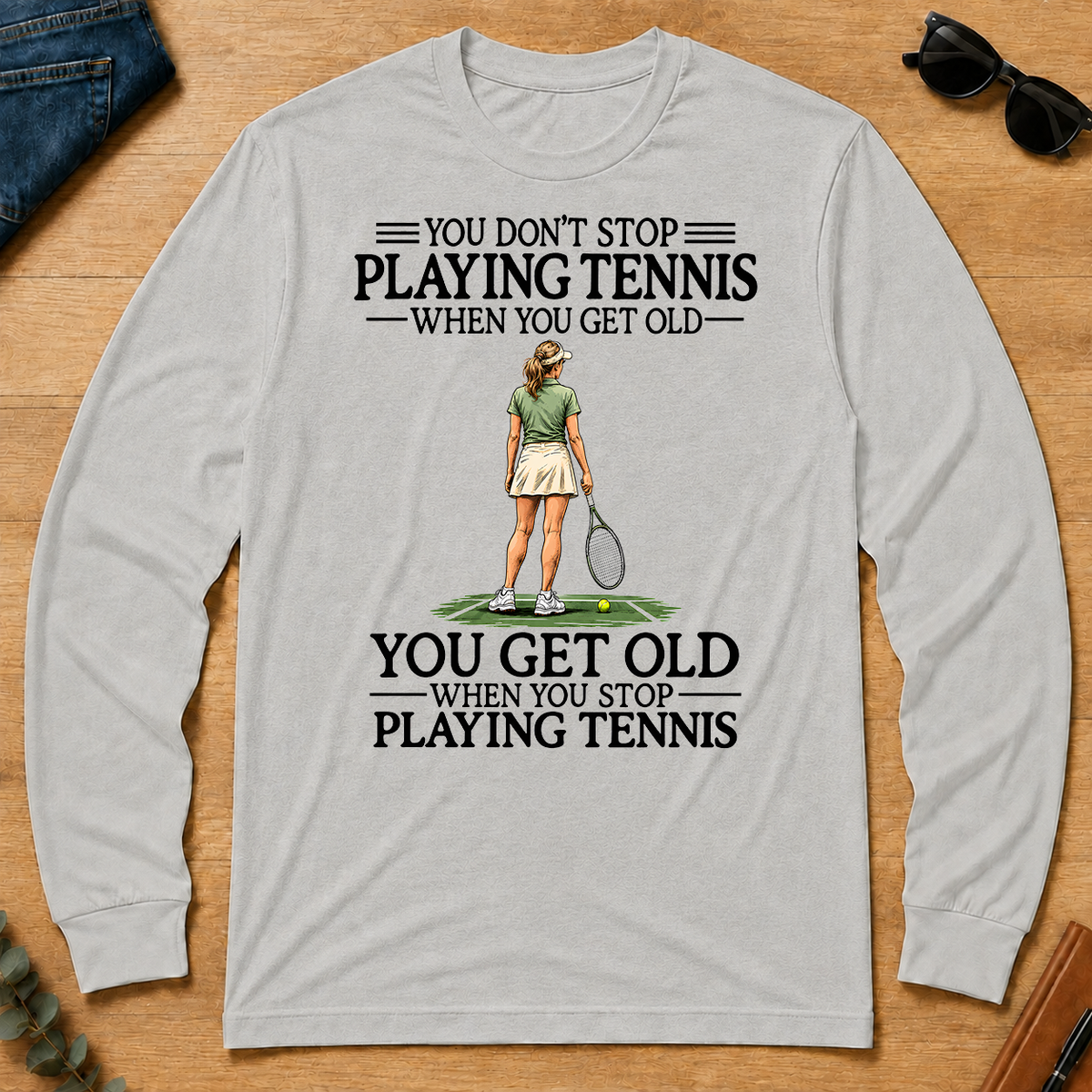 Don't Stop Playing Tennis - ash - LST2D-Ash