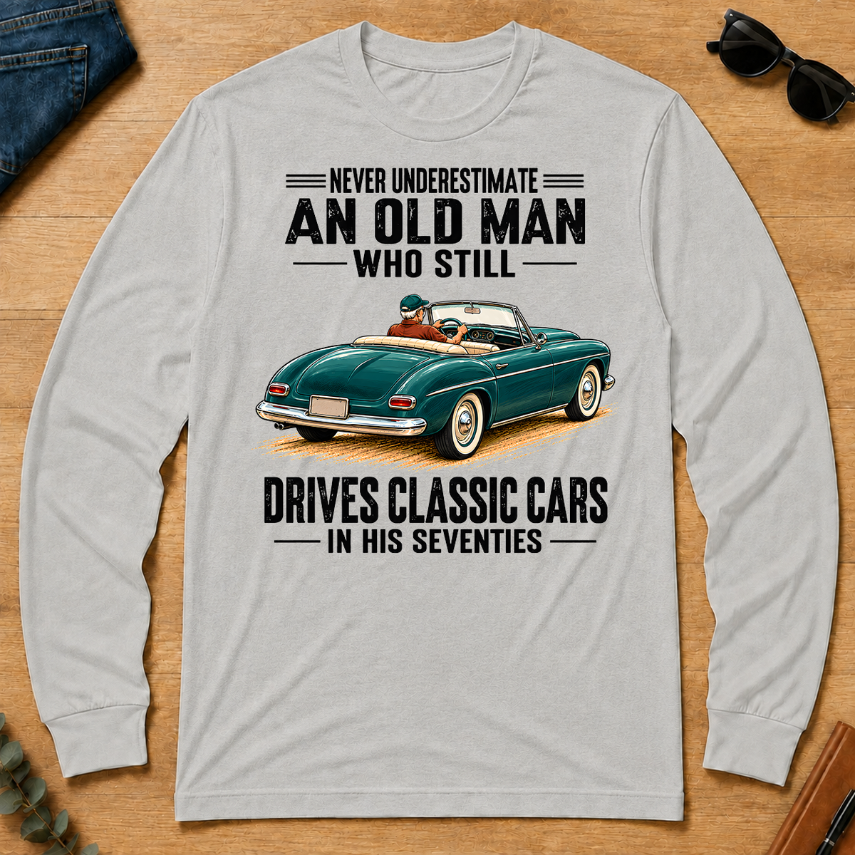 An Old Man Still Drives Classic Cars In His 70s - ash - LST2D-Ash