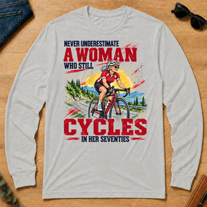 A Woman Still Cycles In Her 70s - ash - LST2D-Ash