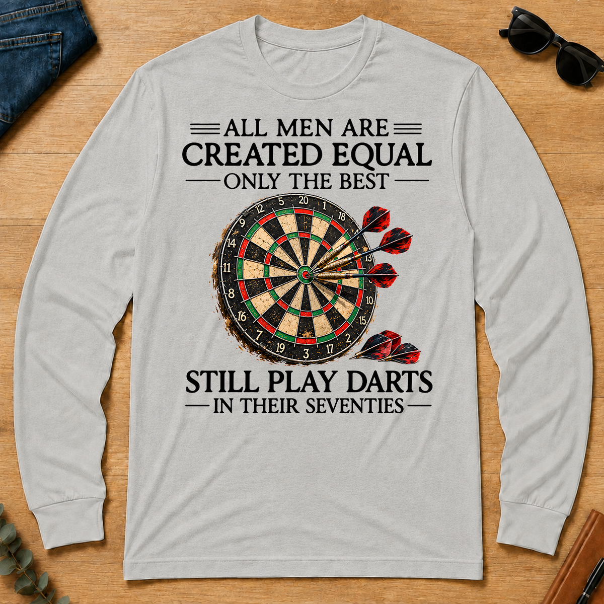 Still Play Darts In 70s - ash - LST2D-Ash