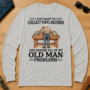 I Just Want To Collect Vinyl Records - ash - LST2D-Ash