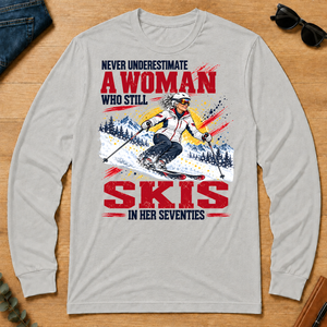 A Woman Still Skis In Her 70s - ash - LST2D-Ash