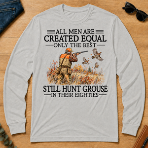 All Men Are Created Equal Grouse Hunting 80s - ash - LST2D-Ash
