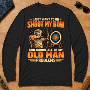 I Just Want To Go Shoot My Bow - black - LST2D-Black