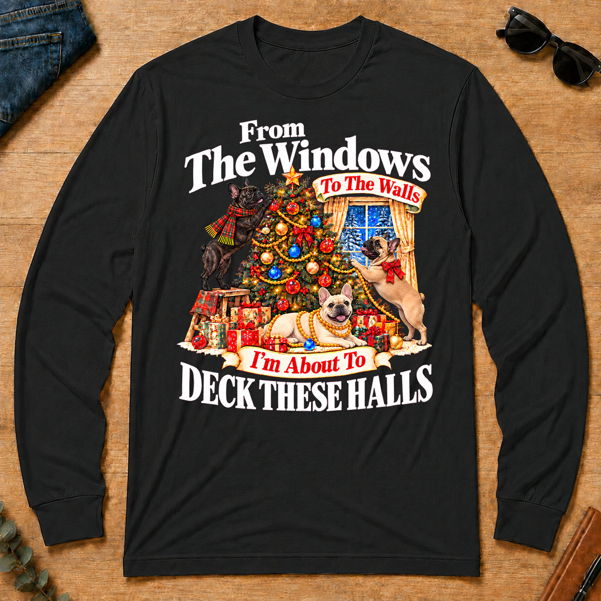 From the Windows to the Walls French Bulldog - black - LST2D-Black