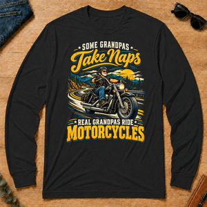 Grandpas Ride Motorcycles - black - LST2D-Black